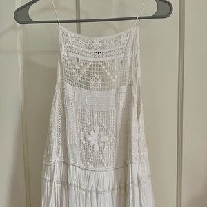 free people lace mini dress